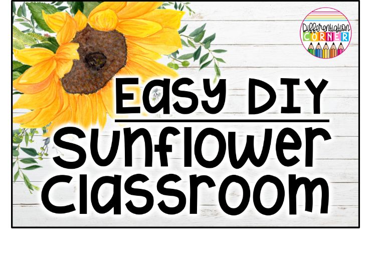 Sunflower Classroom Decor Theme Ideas Sunflower Farmhouse Classroom ideas