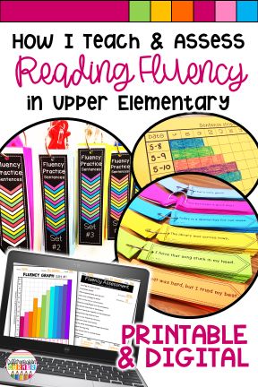 How I Teach and Assess Reading Fluency for BIG KIDS in Upper Elementary