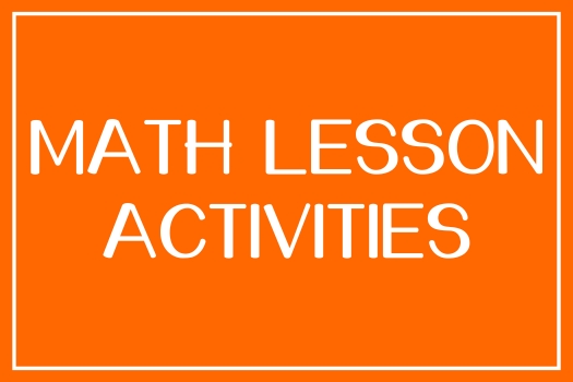 MATH LESSON ACTIVITIES