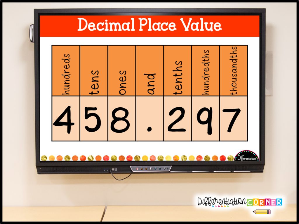 How to Teach the Values of Decimal Places