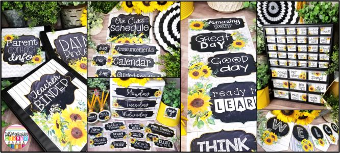 Easy DIY Sunflower Classroom Decor Theme Ideas