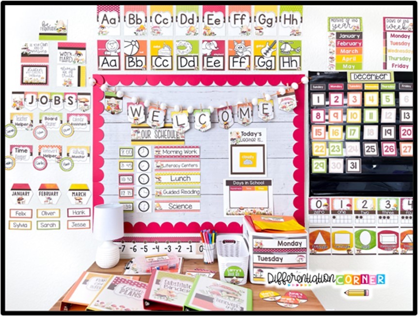 Mushroom Classroom Decor: A Retro Classroom Decor with a Touch of Nostalgia