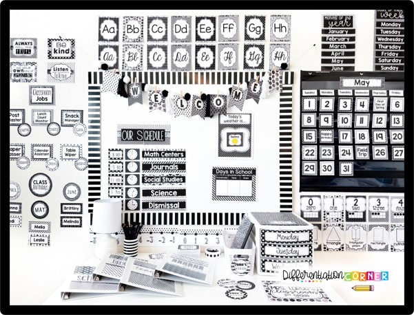 black and white classroom decor black and white classroom decorations classroom black and white classroom decor theme ideas polka dot classroom decor theme