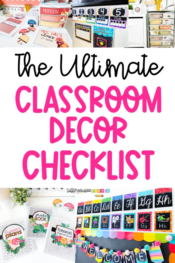 The Ultimate Classroom Decor Checklist: Everything You Need to Start the Year Right
