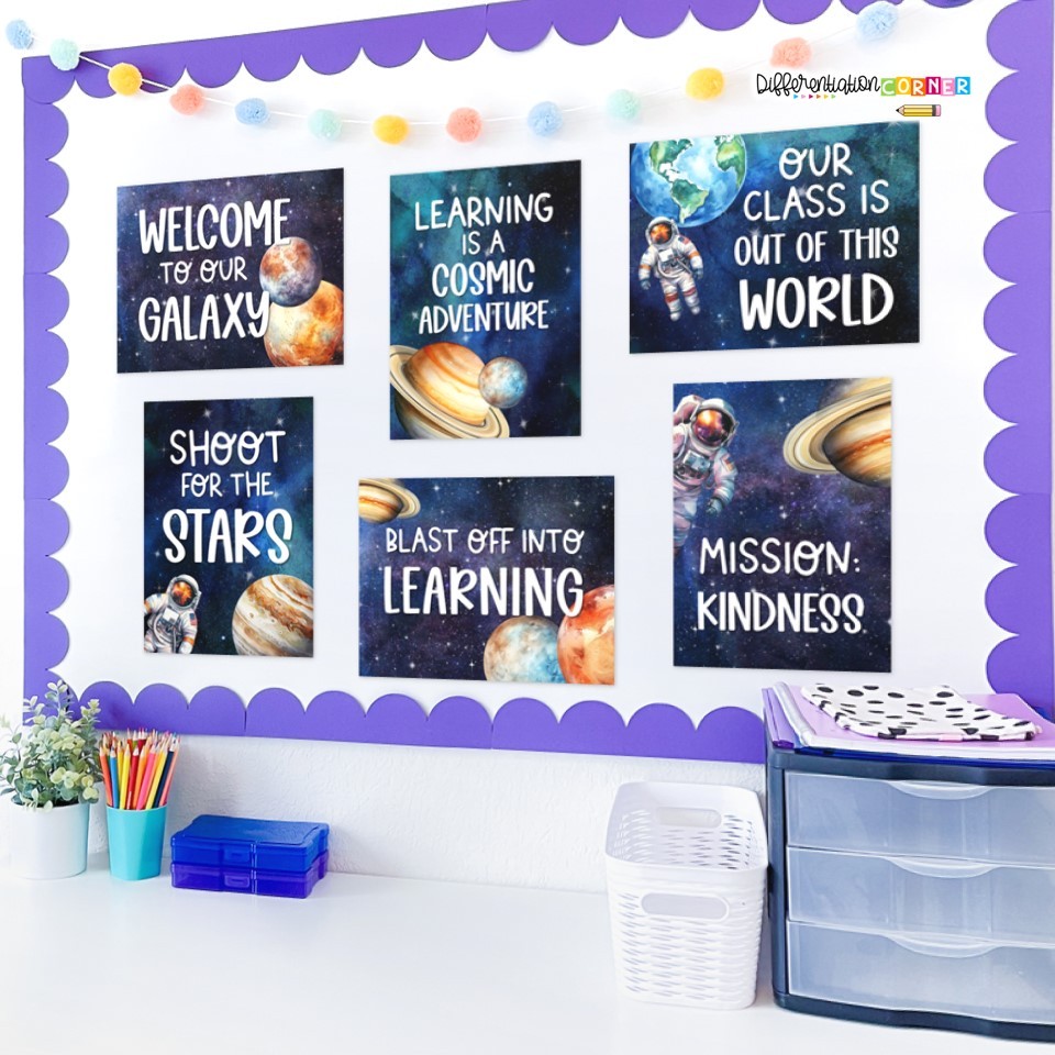 space theme classroom space theme for classroom Free space classroom decor