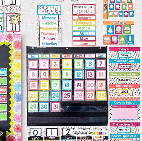classroom decor checklist classroom decorations themes rainbow theme bright colors class decor