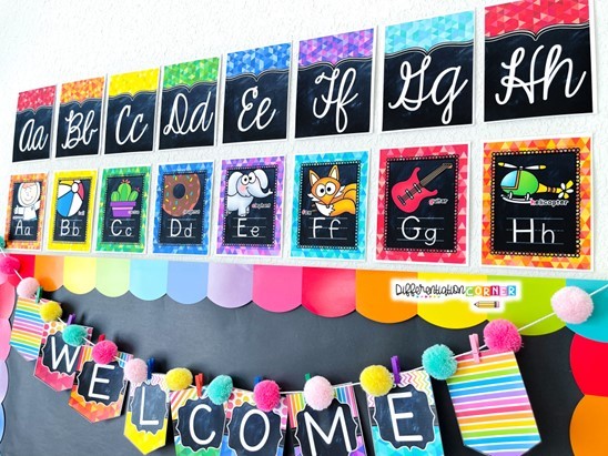 classroom decor checklist classroom decorations themes rainbow theme primary colors