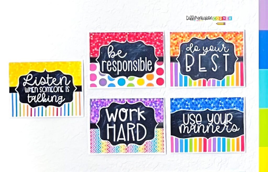 rules in a classroom, rules expectations classroom 1