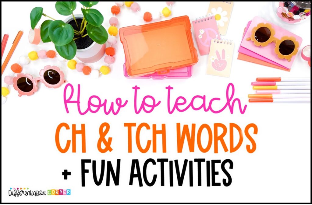tch words endings words with tch and ch tch words worksheet