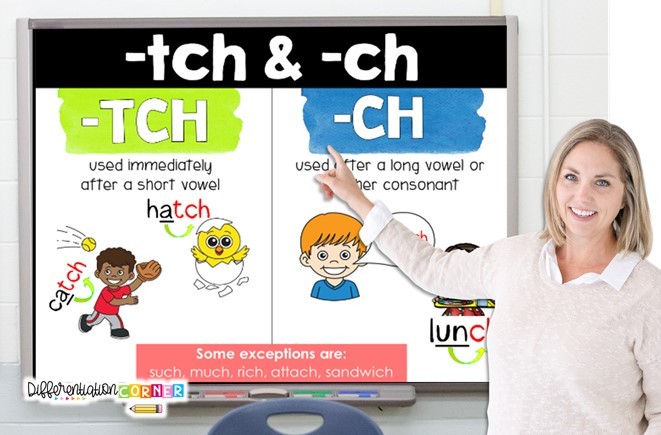 tch words endings words with tch and ch tch words worksheet