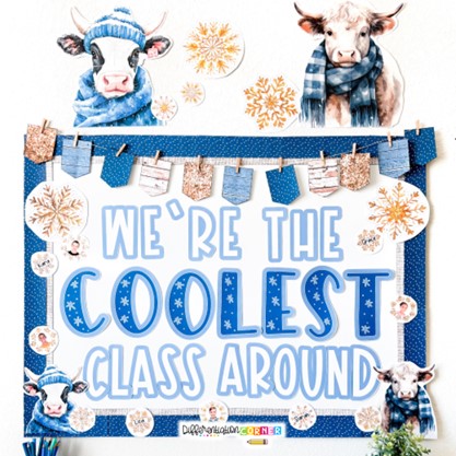 easy winter bulletin board ideas christmas bulletin board holiday bulletin board snowflake bulletin board december january bulletin board