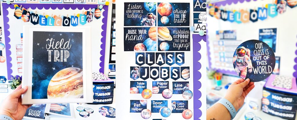 10 Calming Classroom Themes: Decor Teachers Are Loving Right Now 6 calming classroom themes calming classroom colors space themed classroom decor space classroom decorations space themed classroom decoration ideas