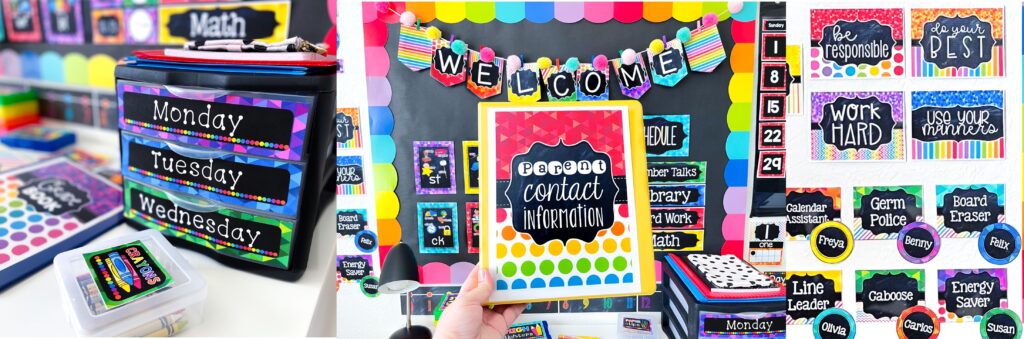 Colorful Classroom Without the Chaos (10 Decor Ideas That Actually Work) 2 colorful classroom decor colorful classroom themes colorful classroom ideas rainbow classroom decor bright