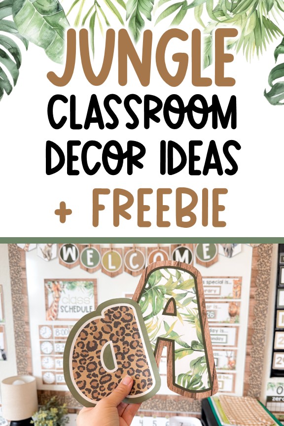 Jungle Classroom Decorations: Easy Ideas for a Cohesive Setup + Free Posters 7 Jungle Classroom Decorations: Easy Ideas for a Cohesive Setup + Free Posters