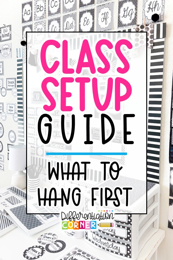 What To Hang First? A Classroom Setup Guide for Teachers 9 classroom setup ideas elementary